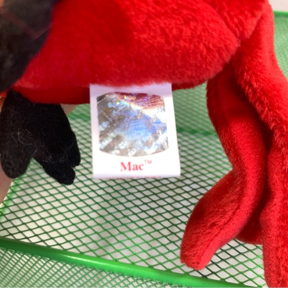 Ty Beanie Babies Mac The Cardinal Plush Toy - Picture 10 of 12
